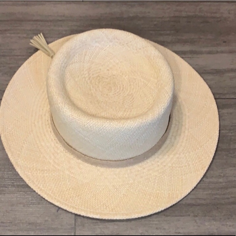 Joie panama rancher straw hat NWT!